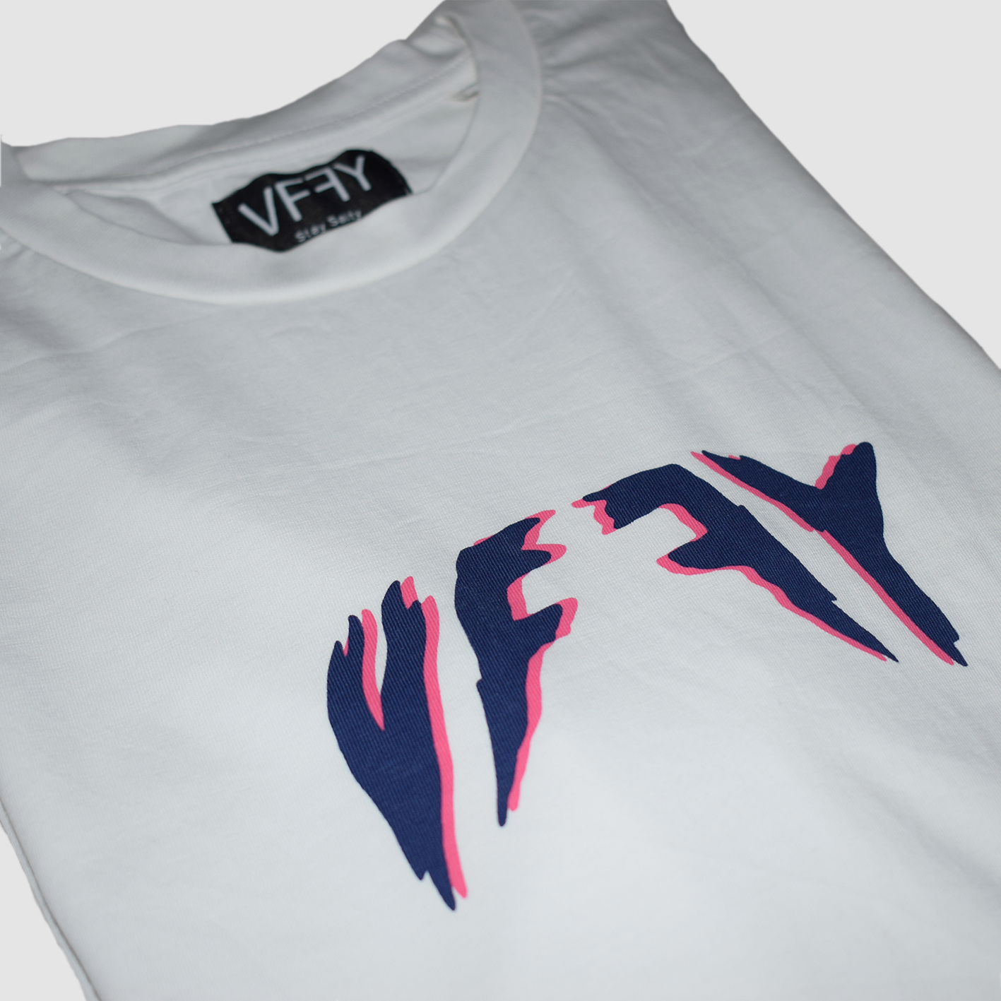 Flamed Logo Off White T-Shirt.