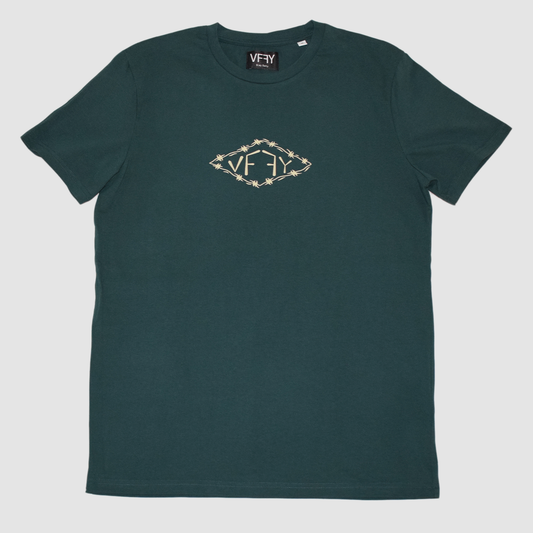 Wired Logo Glazed Green T - Shirt